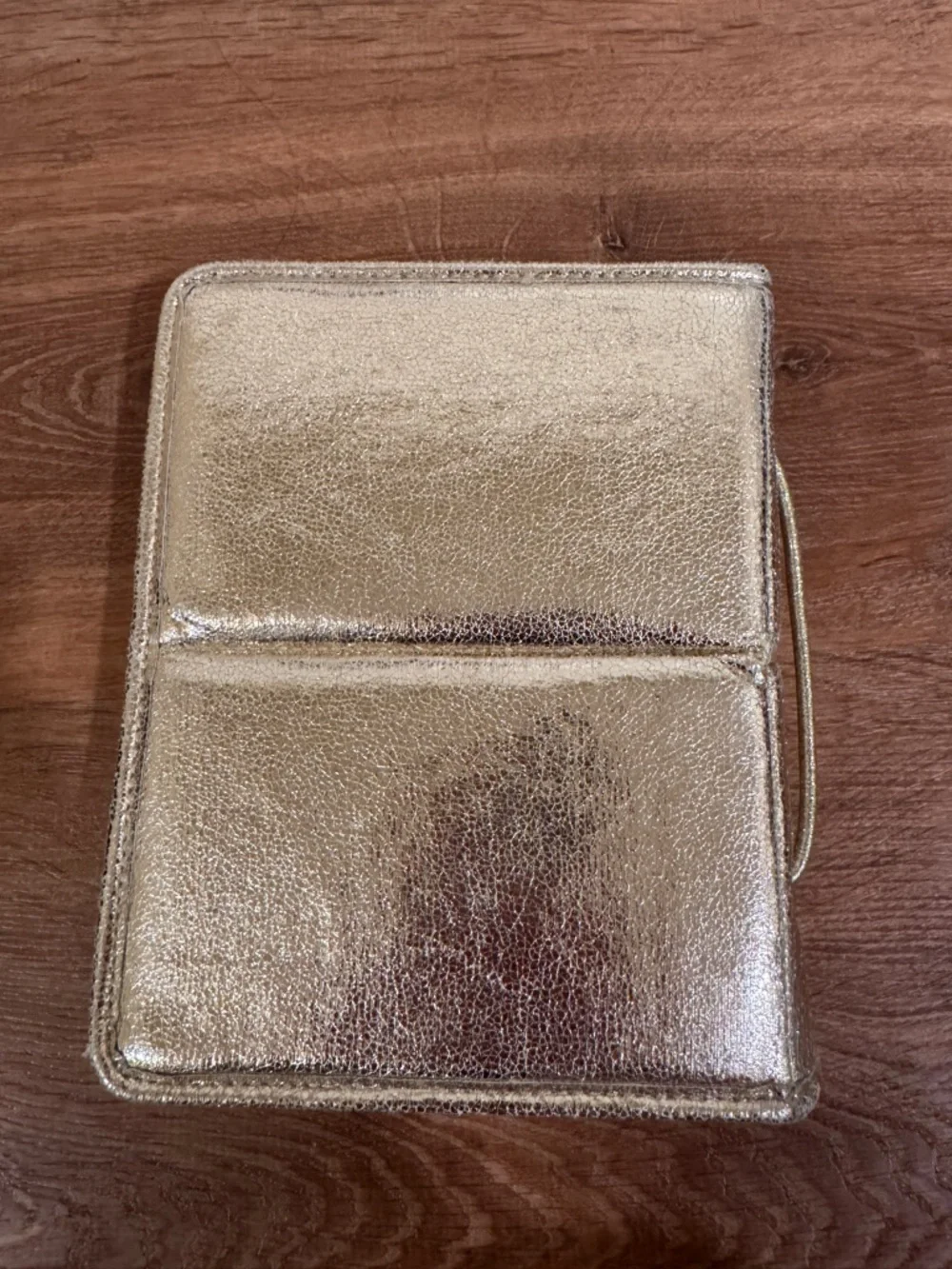 Sephora Gold Metallic Travel makeup brush Case